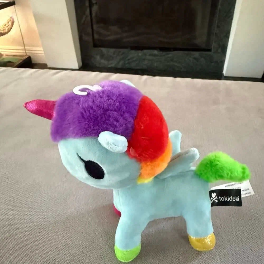 Tokidoki Unicorno Rainbow Unicorn Plush Blue Multicolor 7.5